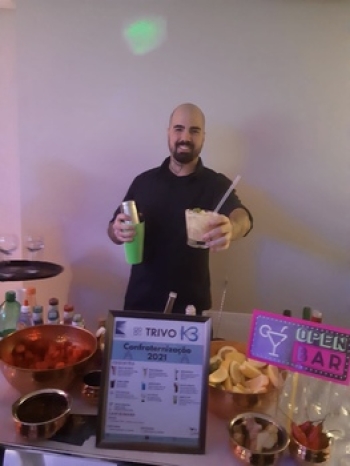 Bar de Caipirinha em Casamento em Água Rasa